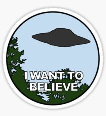 i want to believe Sticker