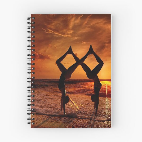 Item preview, Twin stunts on the beach at a beautiful sunset designed and sold by mostheristore.