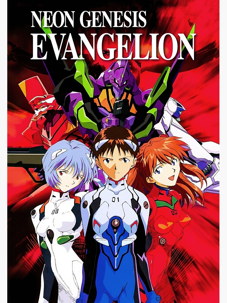 Neon Genesis Evangelion series poster Greeting Card for Sale by  VostroFantech