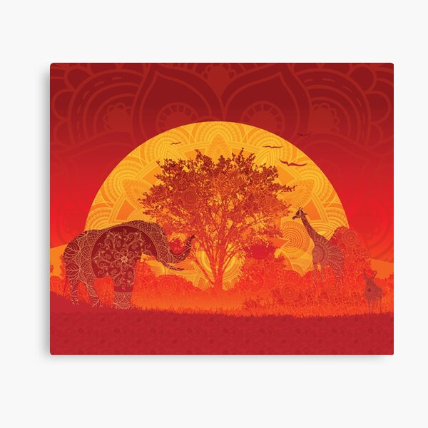 Afrika Canvas Print