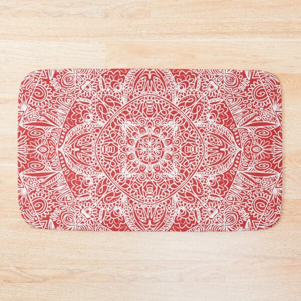 Item preview, red and white mandala pattern  designed and sold by Giulia  Palazzo.