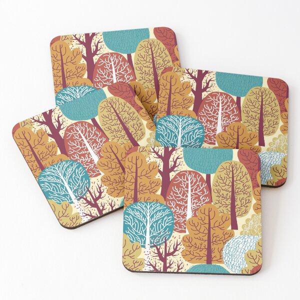 Item preview, Colorful Fall Trees Autumn Colors Trees and Leaves designed and sold by Midnight Sky Sundry.