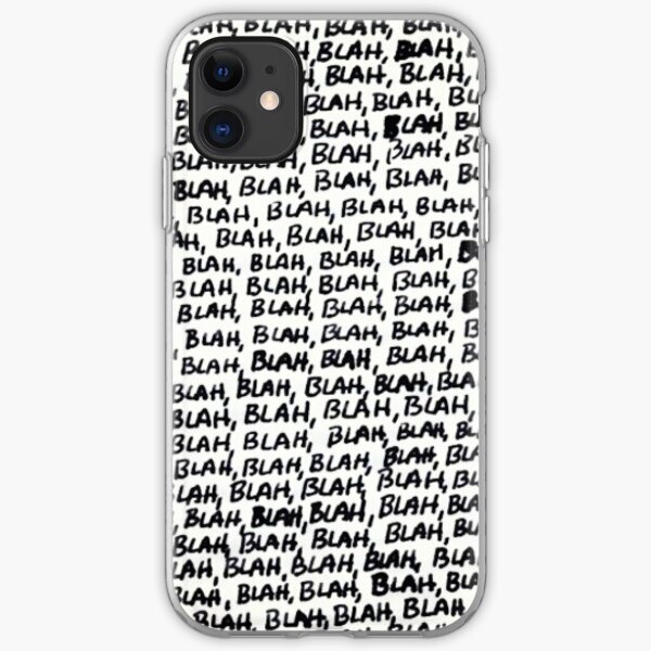 blah iPhone Soft Case