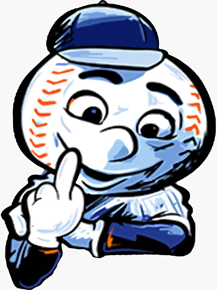 Mr Met Sticker for Sale by ThomasClapp