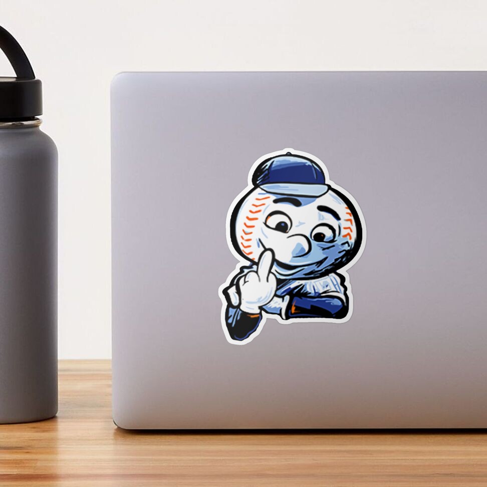 Sad Mr Met  Sticker for Sale by LockedUp