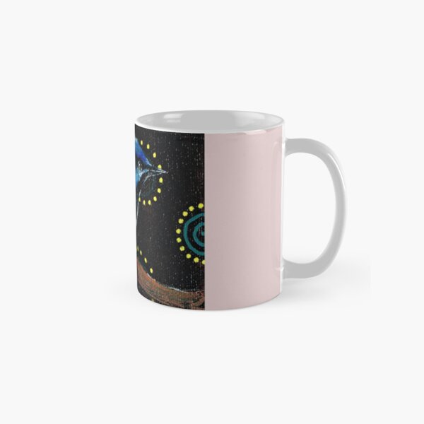 Happy Blue Wren Classic Mug