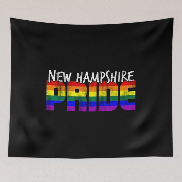 Item preview, New Hampshire Pride LGBT Flag designed and sold by Torokjakab.