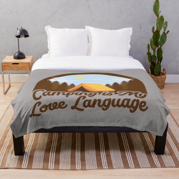 Aperçu de l'œuvre Le camping est ma langue d'amour créée et vendue par Muditha88.
