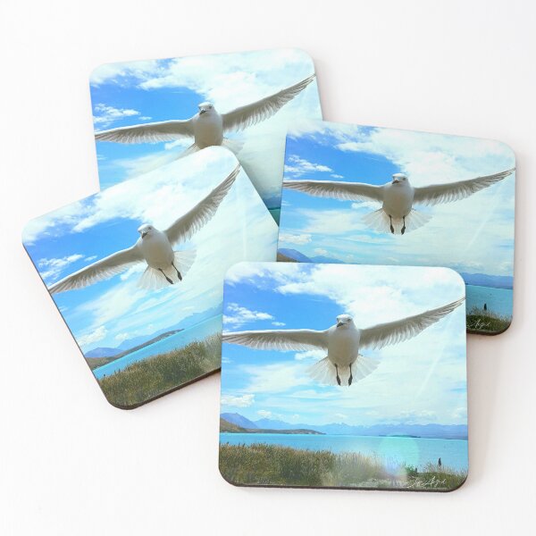 Item preview, WHITE BIRD LANDING WITH OPEN WINGS designed and sold by Steffi August.