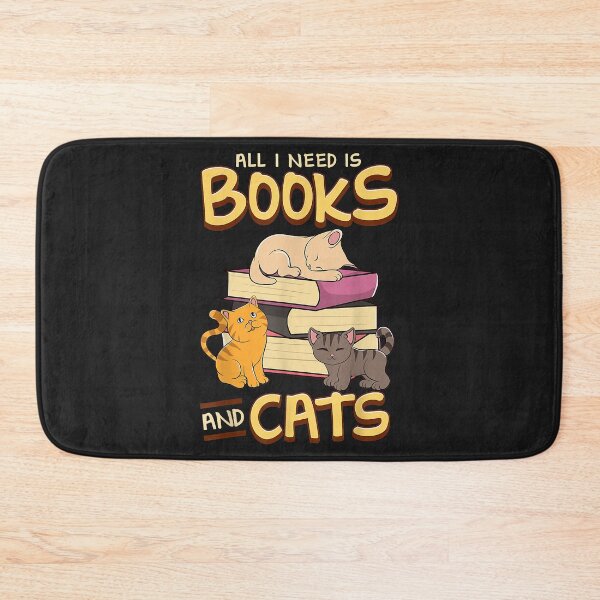 Item preview, All I Need Is Books And Cats Adorable Book Obsessed Cat Mom designed and sold by adrianajaue.