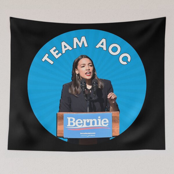 Item preview, AOC - Democrat Politician - Alexandria Ocasio Cortez designed and sold by Picket Club.