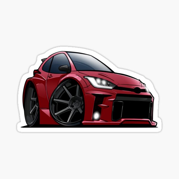 Toyota Yaris GR XP210 Sticker – Artlines Design