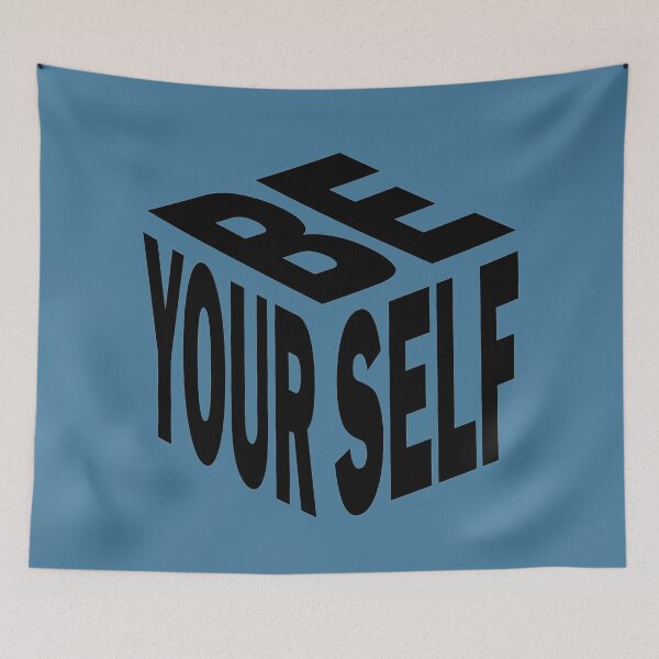 Item preview, Be yourself motivational & cool quote designed and sold by Decconer.