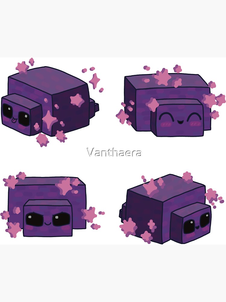 Cute Endermite - happy Magnet for Sale by Vanthaera