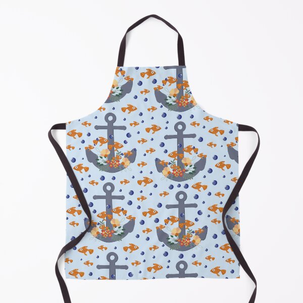Item preview, Anchor with flowers and fish designed and sold by SiStaDesign.