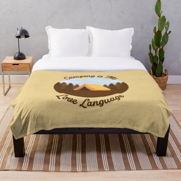 Aperçu de l'œuvre Le camping est ma langue d'amour créée et vendue par Muditha88.