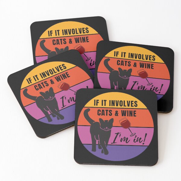 Item preview, If It Involve Cats & Wine, I'm In!  designed and sold by Jewelspride.