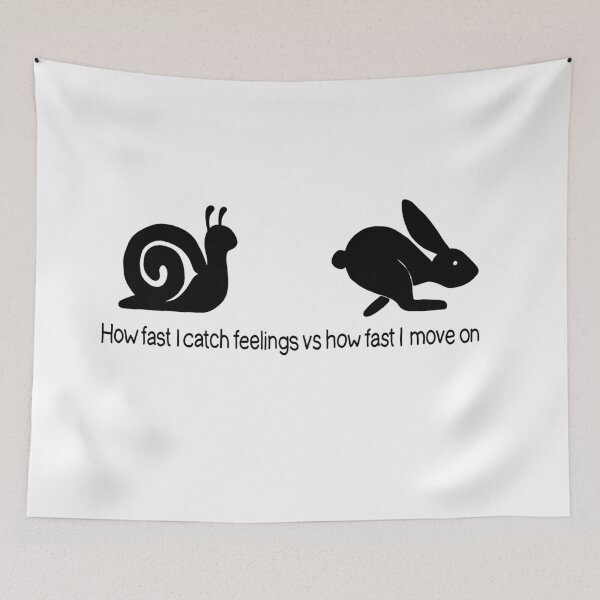 Item preview, How fast I catch feelings vs how fast I move on designed and sold by ValentinaHramov.