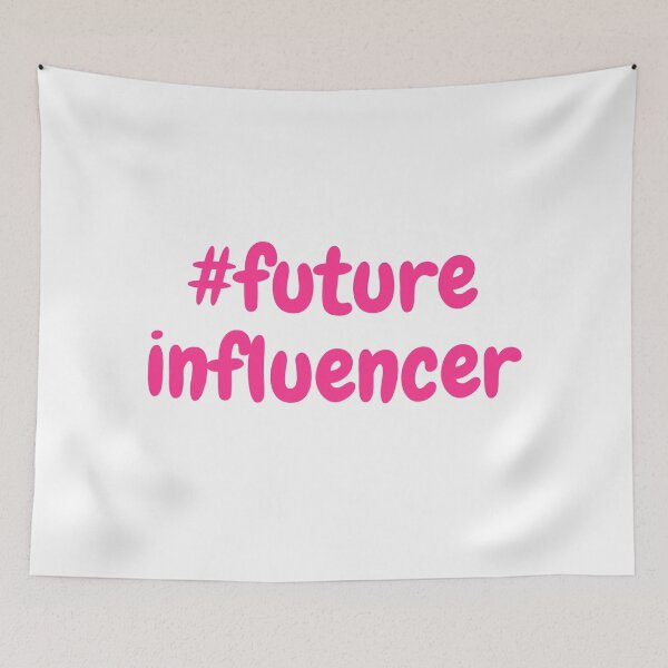 Item preview, #future influencer pink (white) designed and sold by zav2001.