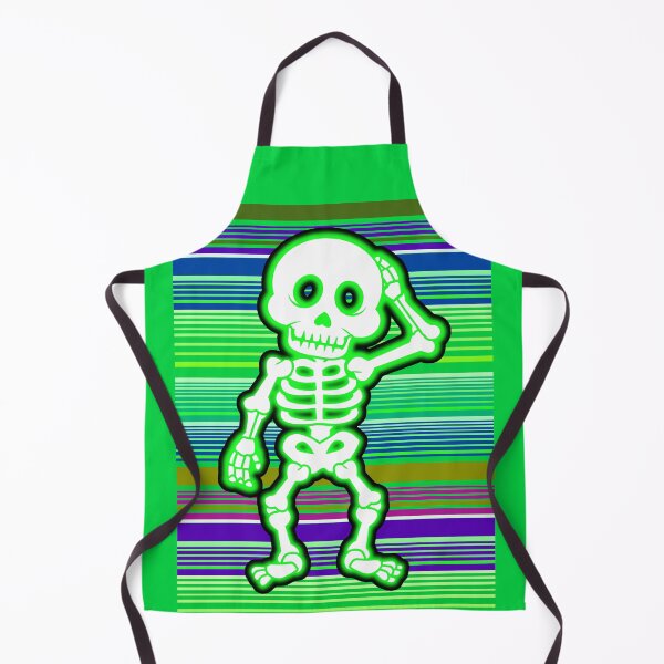 Item preview, Halloween green skeleton designed and sold by Astralia.