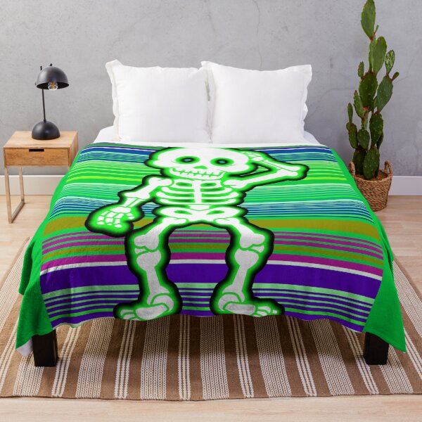 Item preview, Halloween green skeleton designed and sold by Astralia.