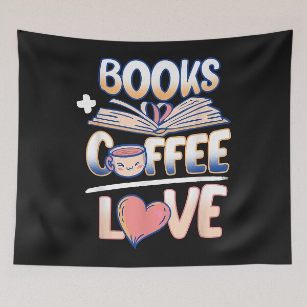 Item preview, Books Coffee Love Funny Book Nerd Reading Lover Bookworm designed and sold by adrianajaue.