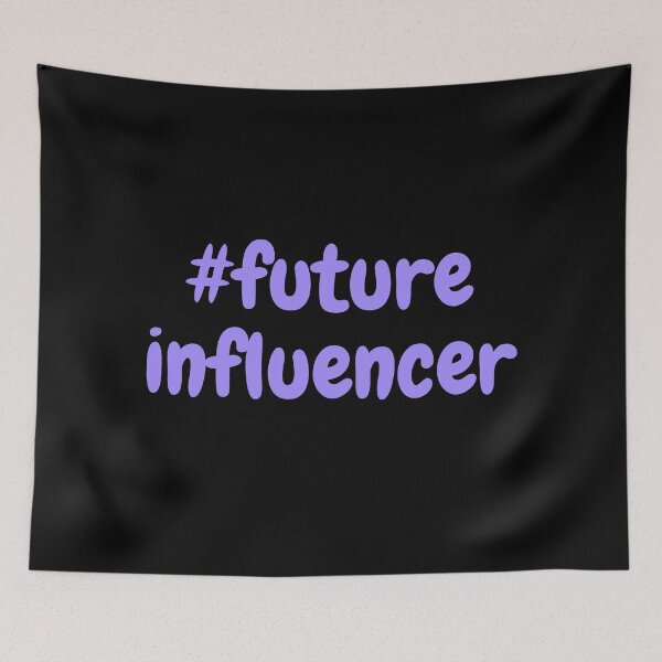 Item preview, #future influencer purple (black) designed and sold by zav2001.
