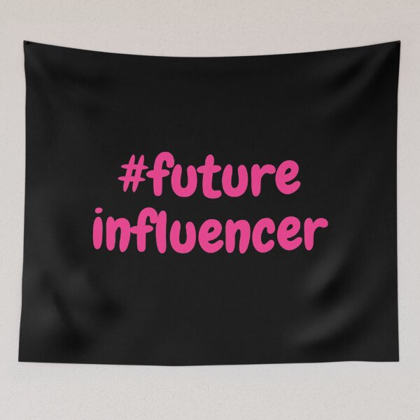 Item preview, #future influencer pink (black) designed and sold by zav2001.