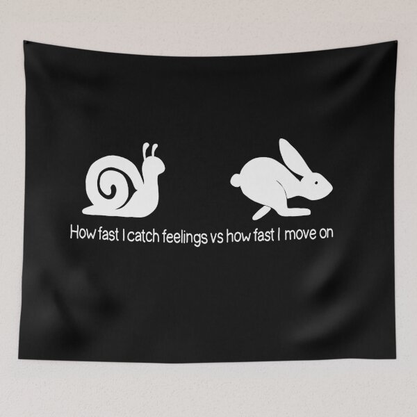 Item preview, How fast I catch feelings vs how fast I move on designed and sold by ValentinaHramov.