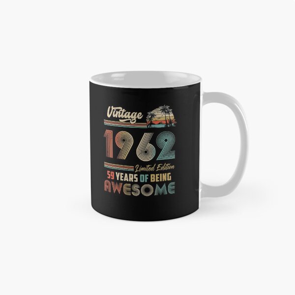 Item preview, Vintage 1962 59th Birthday Gift Men Women 59 Years Old designed and sold by cadieuxart.