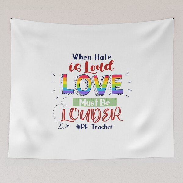 Item preview, Lgbt When Hate Is Loud Love #Peteacher designed and sold by Decker21.