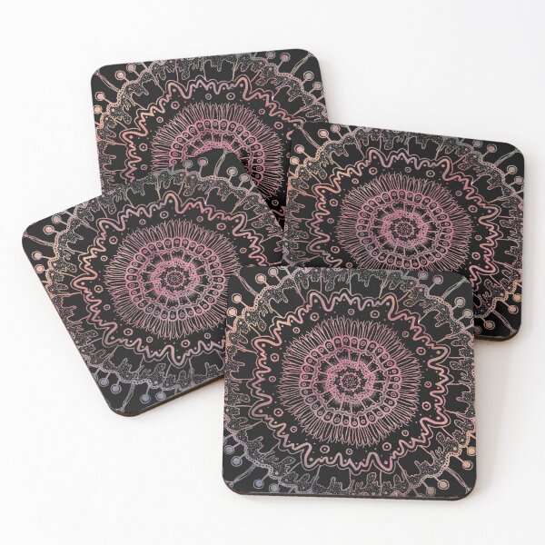 Item preview, Flower mandala warm colors designed and sold by Almost Never.