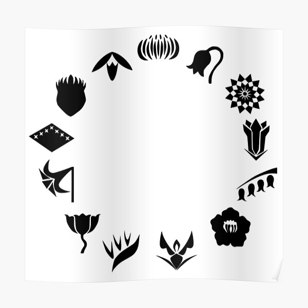 "BLEACH SHINIGAMI GOTEI 13 INSIGNIA" Poster by Redbubble