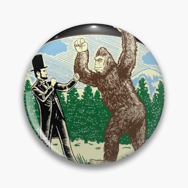 Item preview, ABE Lincoln Sasquatch Hunter Bigfoot designed and sold by LittleRedMare.