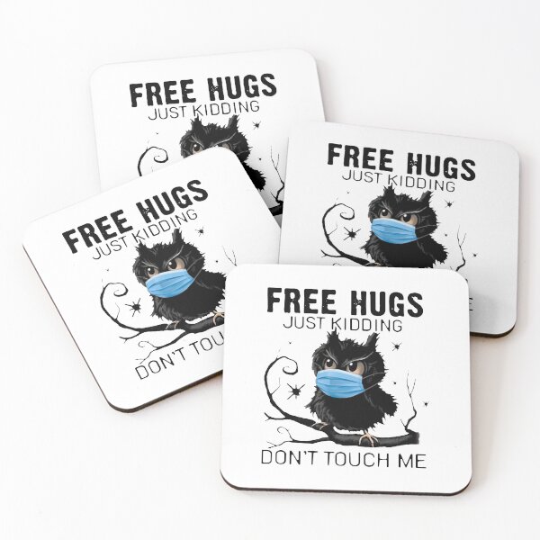 Item preview, Owl Free Hugs Just Kidding Don't Touch Me designed and sold by Decker21.