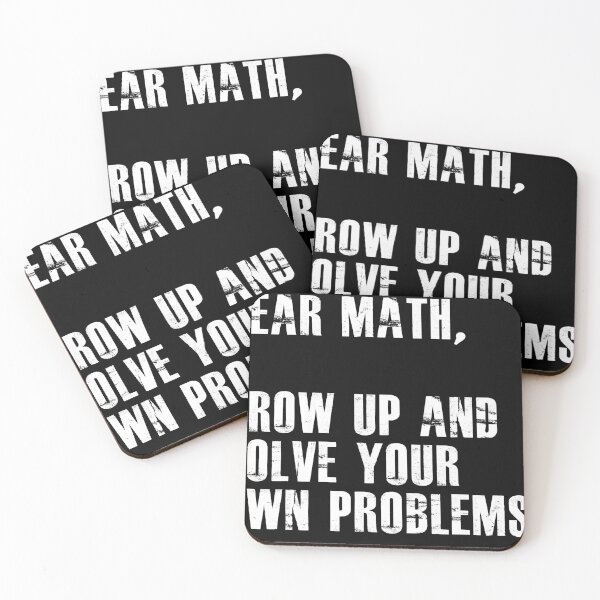 Item preview, Dear Math Grow Up And Solve Your Own Problems Funny Math  designed and sold by hasanmasud.