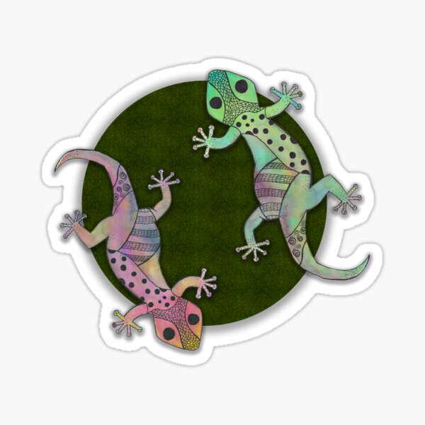 Item preview, Crawling Geckos Watercolor and Ink Edition 1 designed and sold by BlissDrizzle.