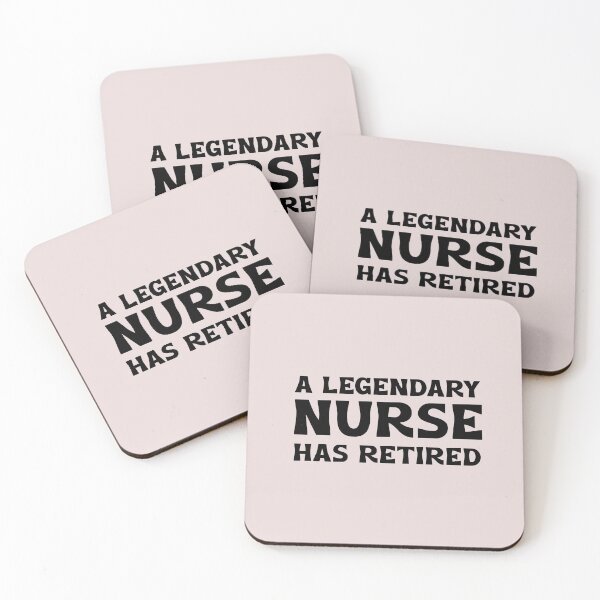 Item preview, A Legendary Nurse has retired Funny Retirement Gifts designed and sold by SweetbeStore.
