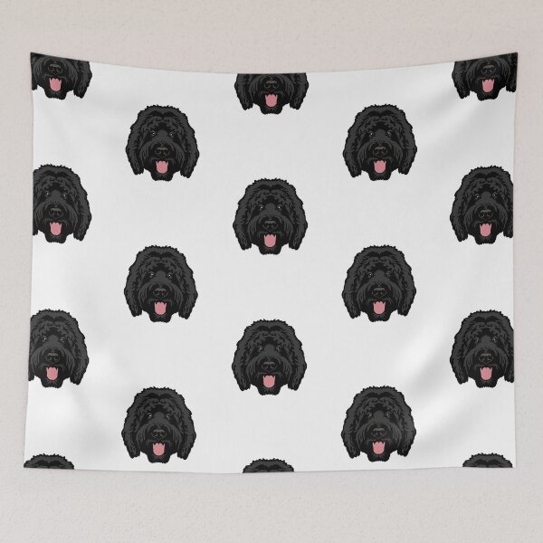 Artikelvorschau, Schwarzes Goldendoodle / Labradoodle entworfen und verkauft von arisaidesigns.
