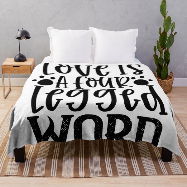 Item preview, Love Is a Four Legged word designed and sold by Studio  Six.