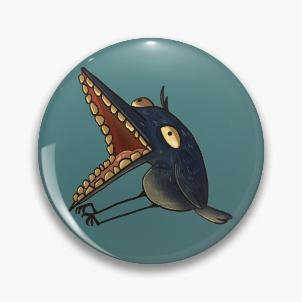 Item preview, Creepy Bird with Teeth designed and sold by Prettyinpastel.