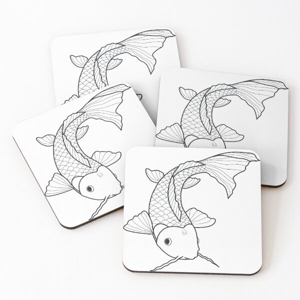 Item preview, Tattoo Koi fish designed and sold by TrisBrick.