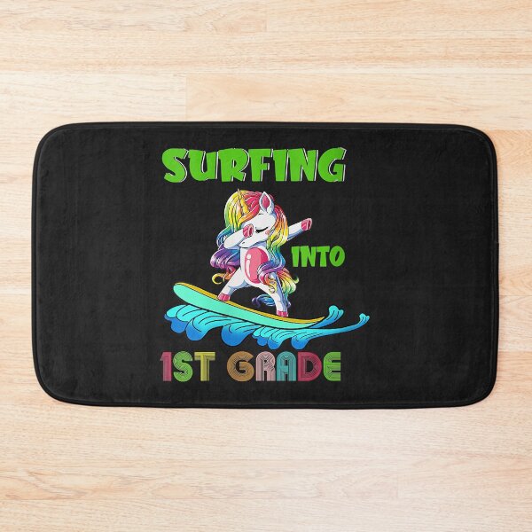Item preview, Womens Surfing Into 1St Grade Unicorn Dab Back To School  designed and sold by kerricqkat.