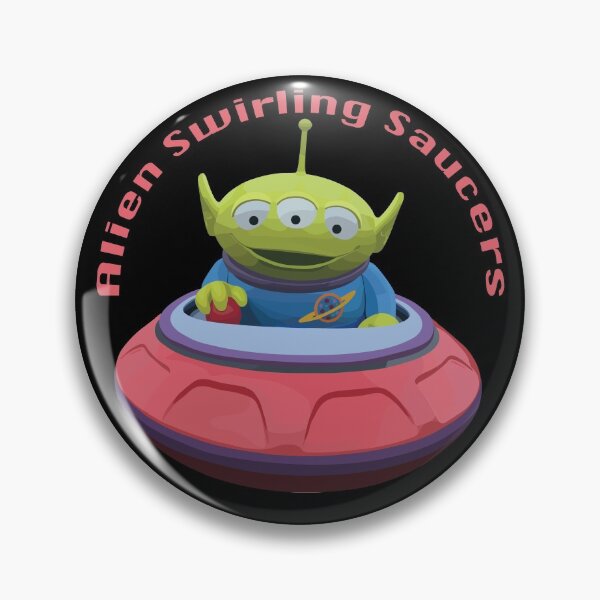 Item preview, Alien Swirling Saucers Ride Design designed and sold by carrdesigns21.