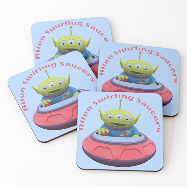 Item preview, Alien Swirling Saucers Ride Design designed and sold by carrdesigns21.