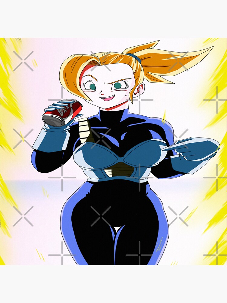 "Bulla / Bura Super Saiyan" Sticker for Sale by DrWolfstark Redbubble