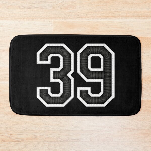 Item preview, 39 Black Jersey Sports Number thirty-nine Football 39 designed and sold by elhefe.