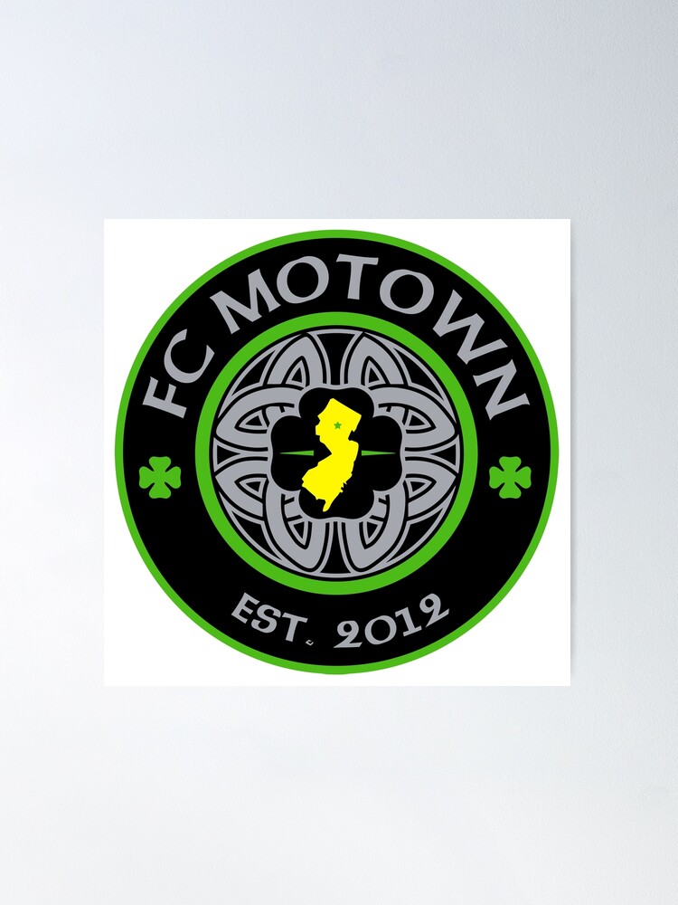 Fc Motown Logo Usl Poster By Chcasey Redbubble