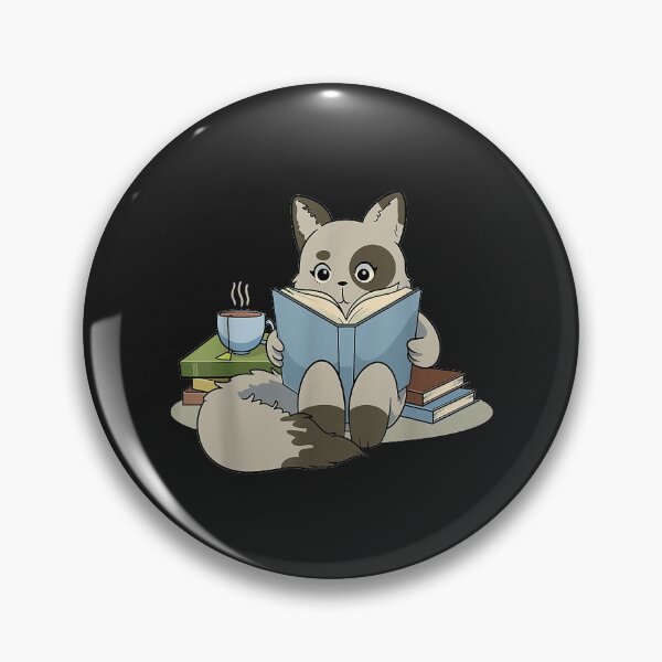 Item preview, Cat Reading Book Tea Coffee Kawaii Cats Chibi Anime designed and sold by adrianajaue.