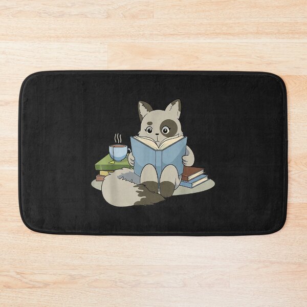 Item preview, Cat Reading Book Tea Coffee Kawaii Cats Chibi Anime designed and sold by adrianajaue.